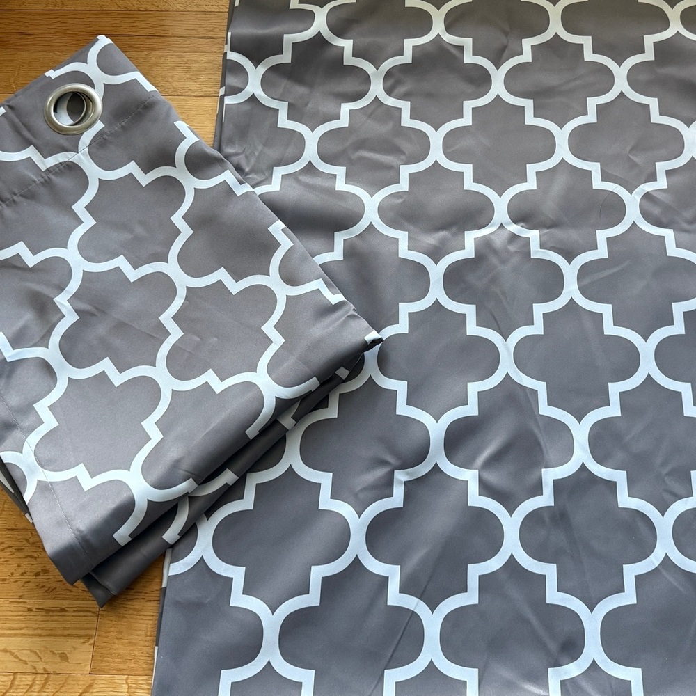 Temescal Geometric Blackout Thermal
Grommet Curtain Panels